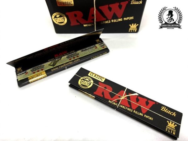 Giấy Auth Raw Black Classic Kingsize