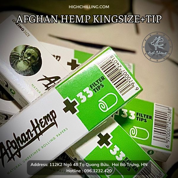 Giấy Auth Afghan Hemp Kingsize+Tip