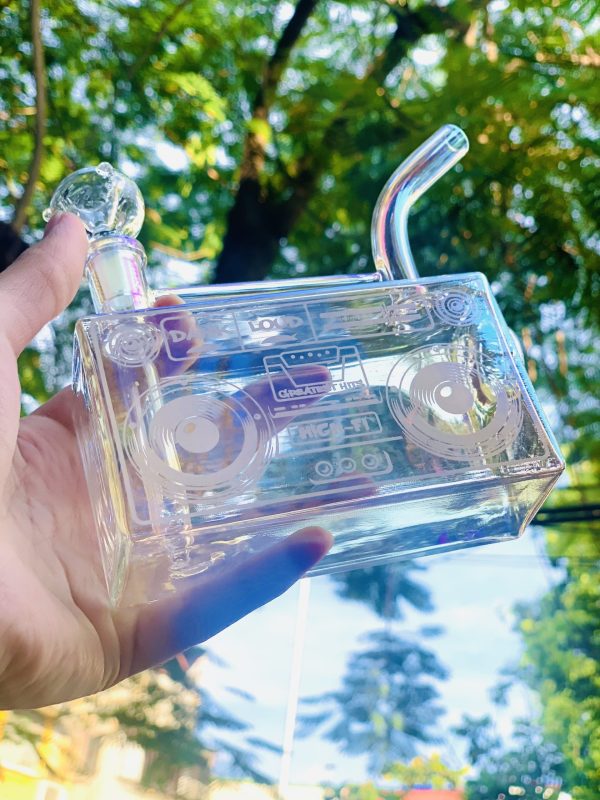 Bongs Mini 1T Bầu Vuông Radio