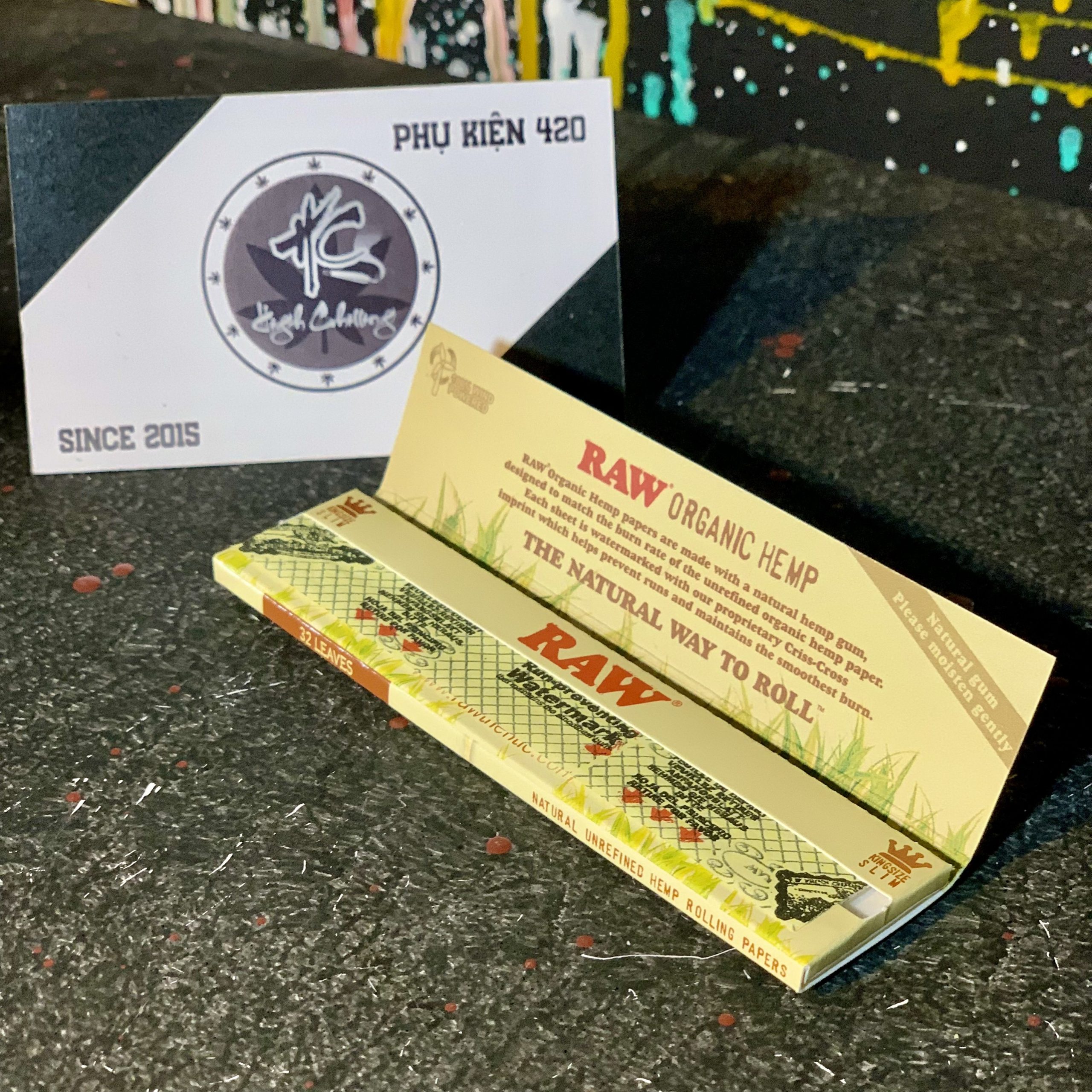 Giấy TQ Raw Organic Hemp Kingsize