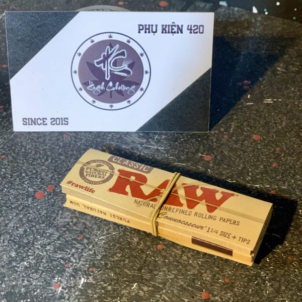 Giấy TQ Raw Classic 1/4+Tip
