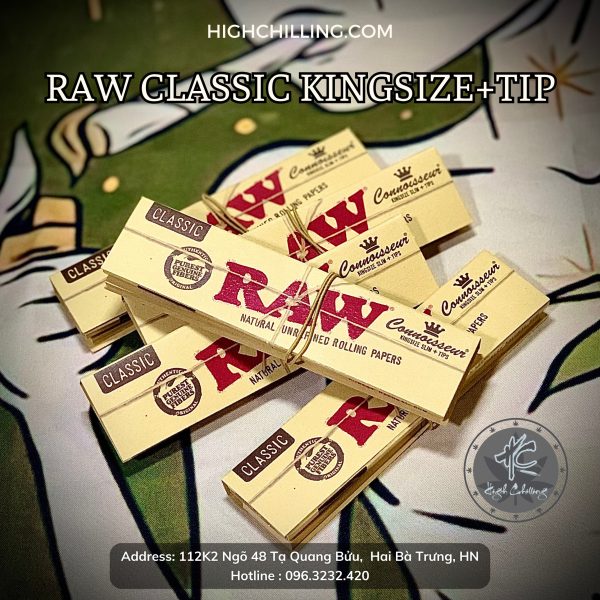 Giấy Auth Raw Classic Kingsize+Tip