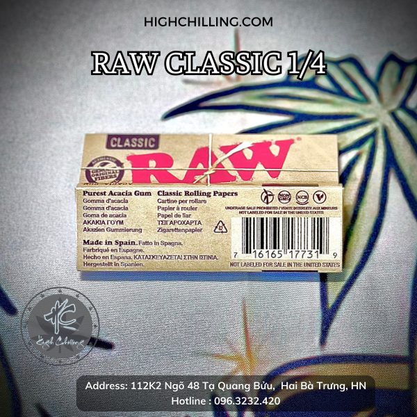 Giấy Auth Raw Classic 1/4