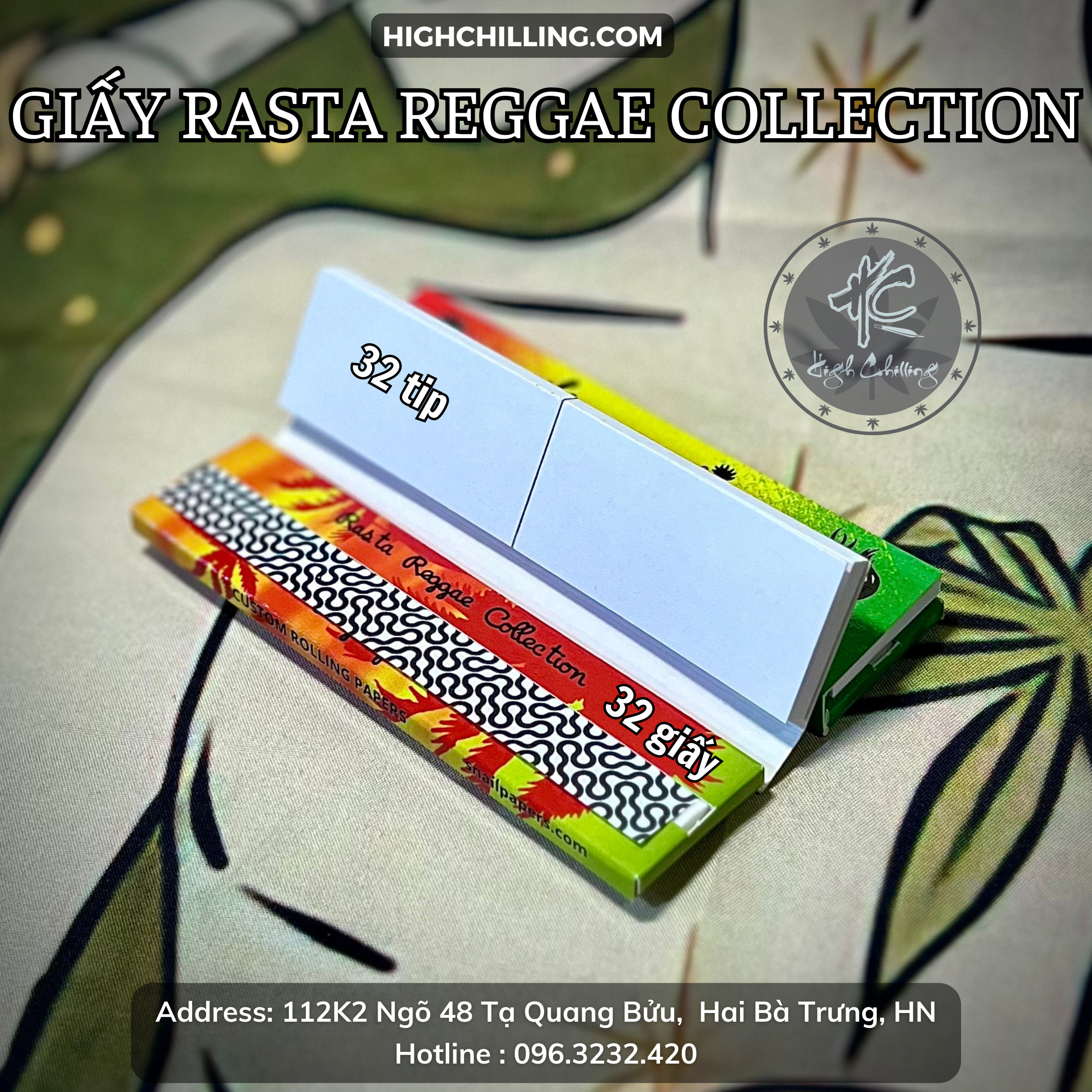 Giấy Auth Rasta Reggae Collection