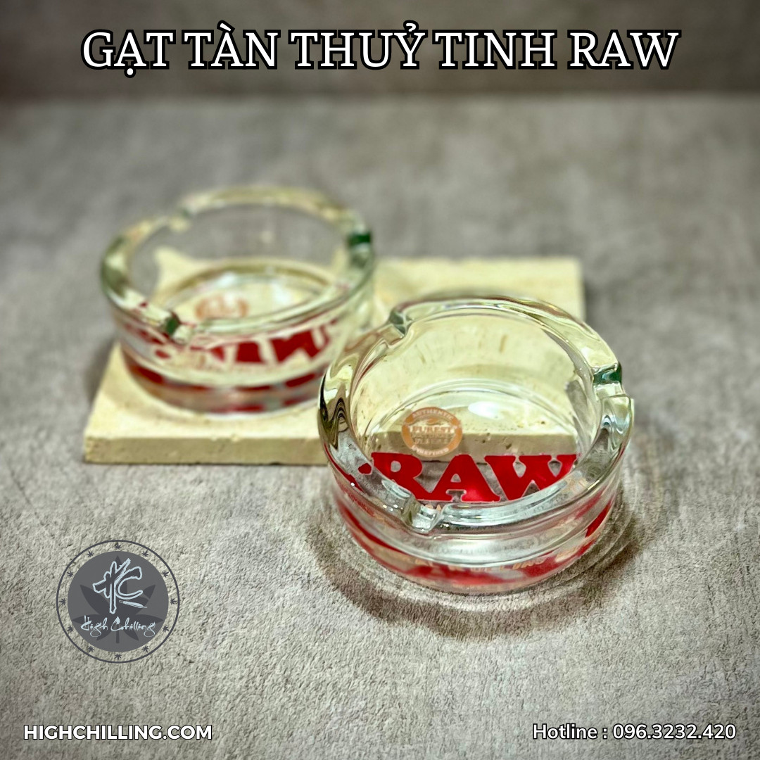 Gạt Tàn Thuỷ Tinh Raw