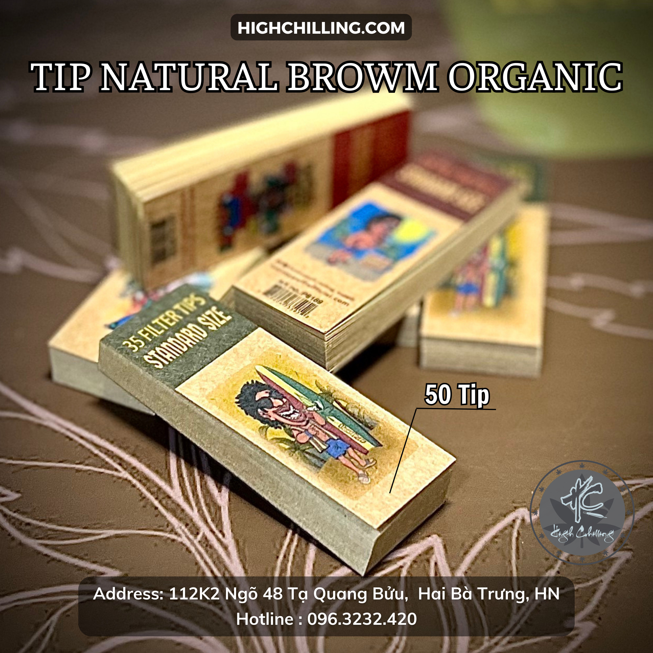 Giấy TQ Tip Natural Browm Organic