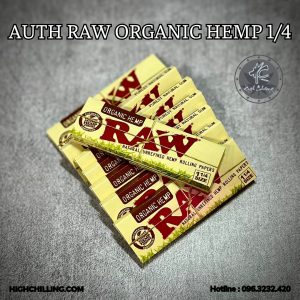 Giấy Auth Raw Organic Hemp 1/4