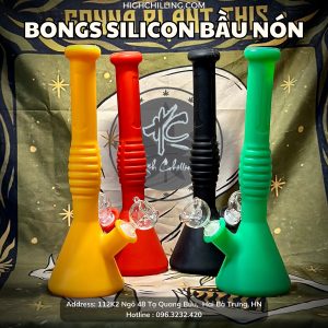 Bongs Silicon Bầu Nón