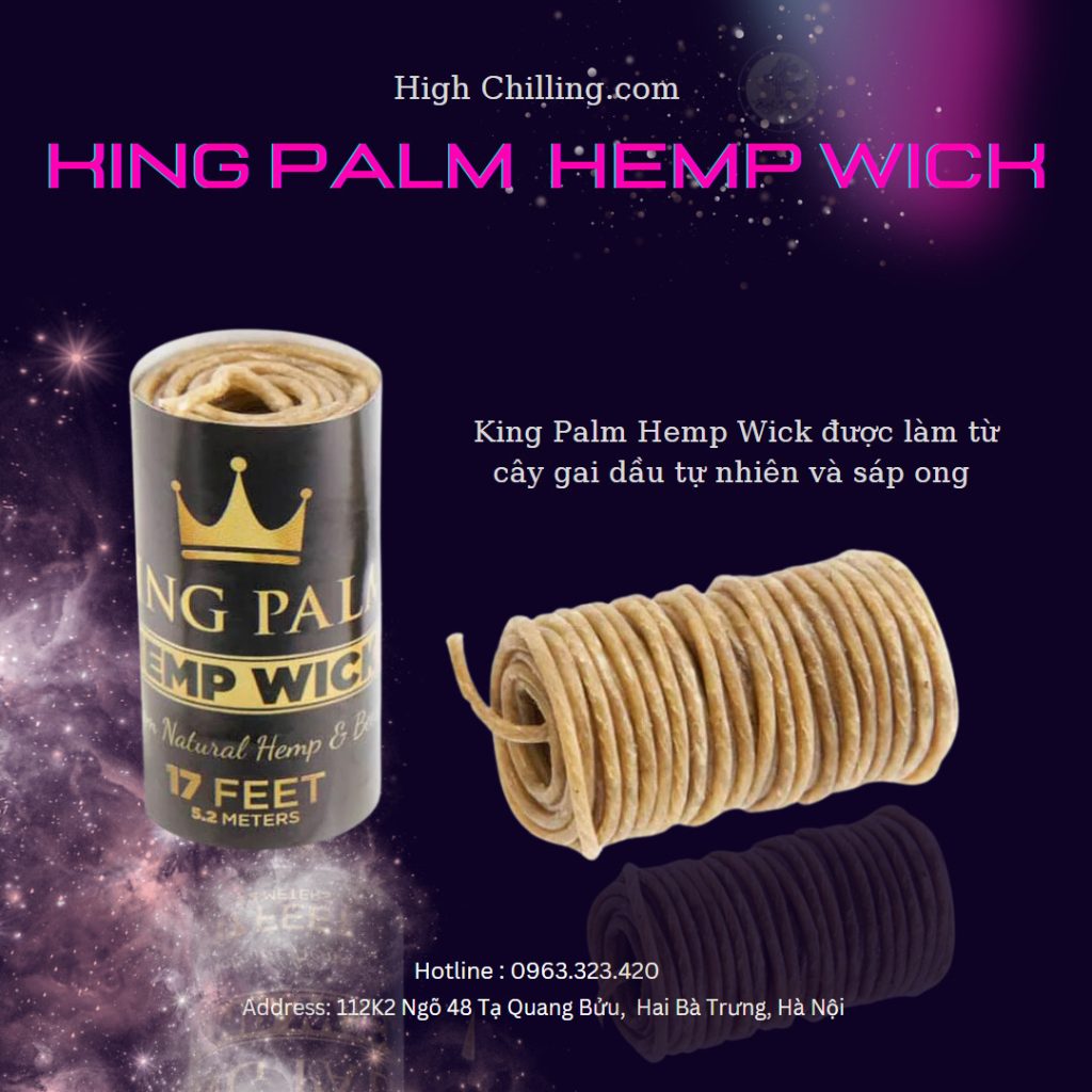 Giấy TQ King Palm Hemp Wick Đóm