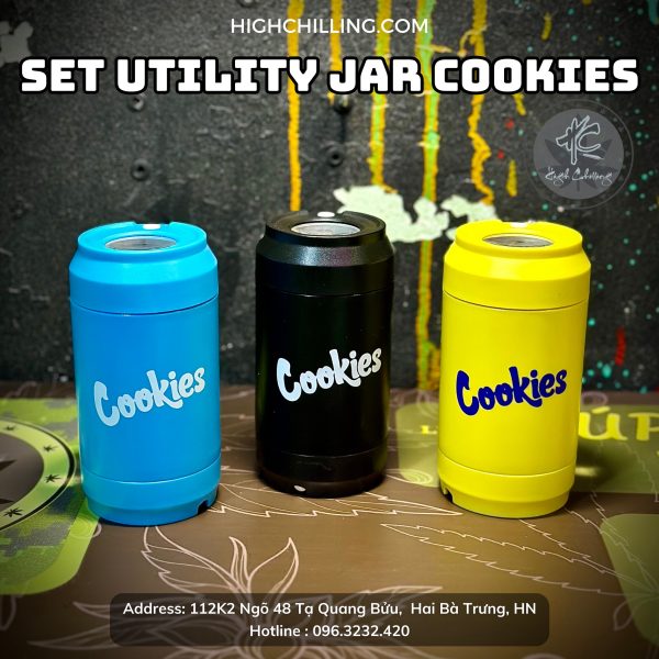 Set Utility Jar Cookies 4in1