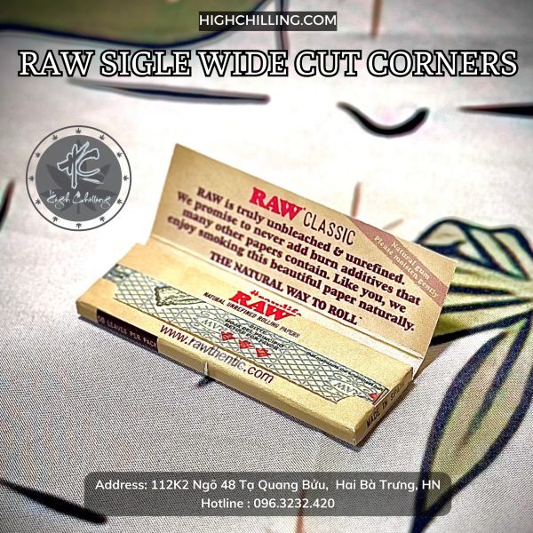 Giấy Auth Raw Classic Sigle Wide Cut Corners
