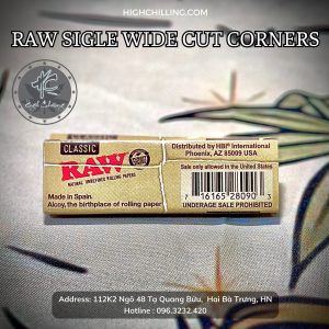 Giấy Auth Raw Classic Sigle Wide Cut Corners