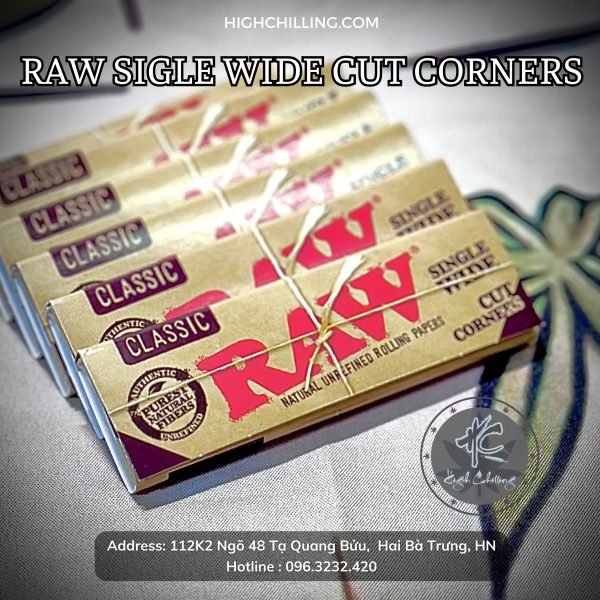 Giấy Auth Raw Classic Sigle Wide Cut Corners