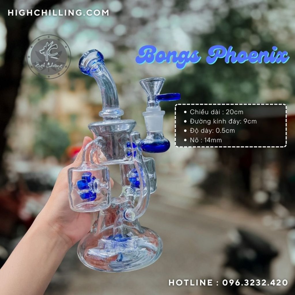 Bongs Thủy Tinh USA G06 Phoenix