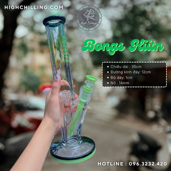 Bongs TT Auth Bầu Trụ G10 Hiint 35cm