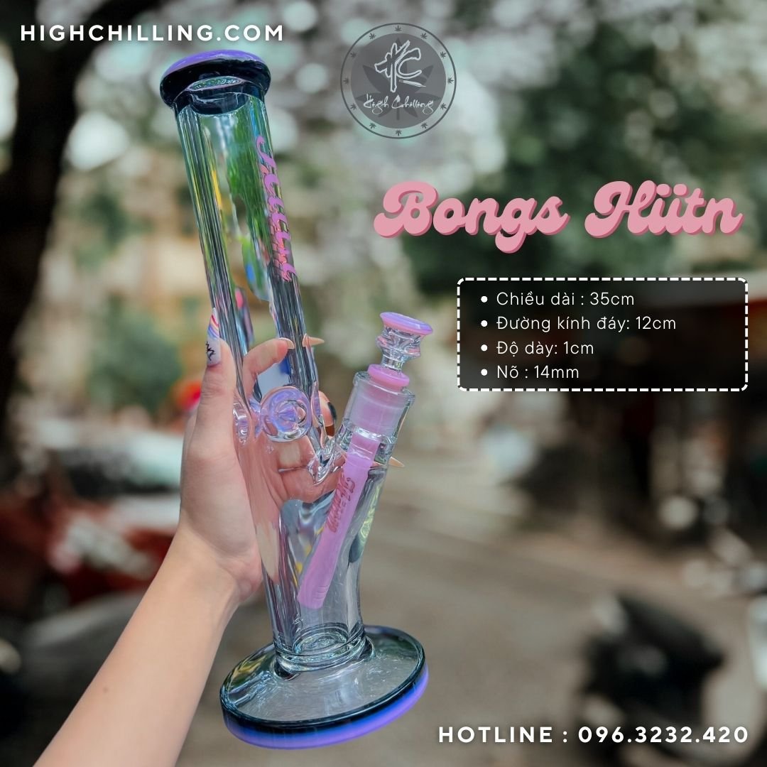 Bongs TT Auth Bầu Trụ G10 Hiint 35cm