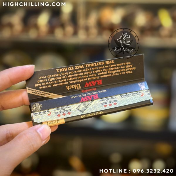 Giấy Auth RAW Black Inside Out King Size Slim