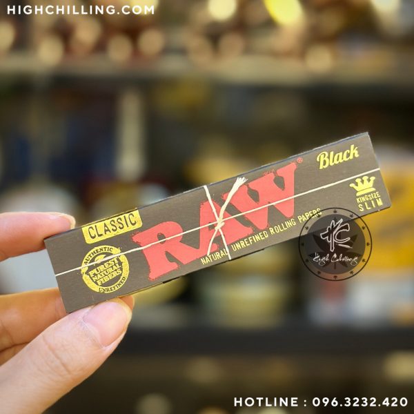 Giấy Auth Raw Black Kingsize