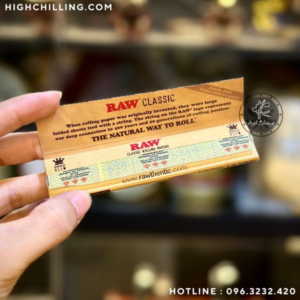 Giấy Auth Raw Classic Natural Kingsize