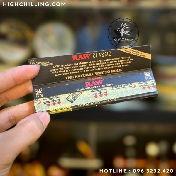 Giấy Auth Raw Black Kingsize