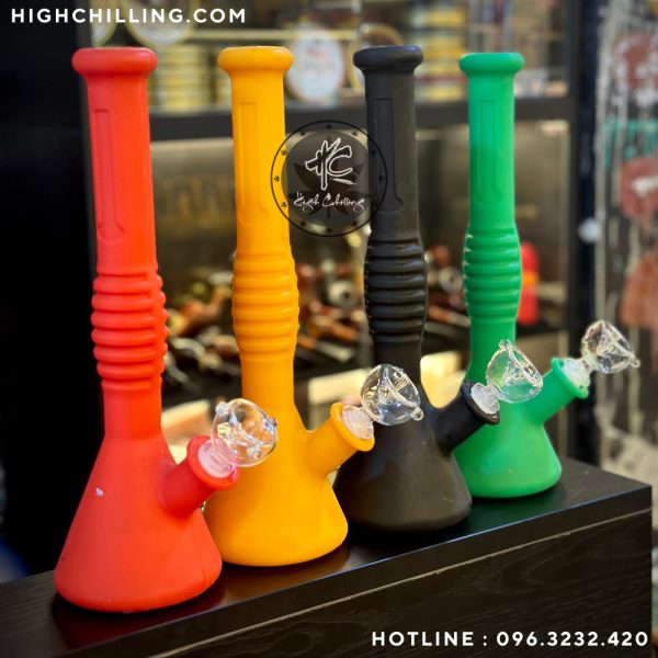 Bongs Silicon Bầu Nón Nõ Bầu