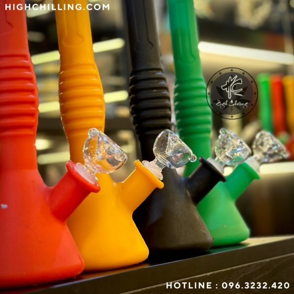 Bongs Silicon Bầu Nón Nõ Bầu
