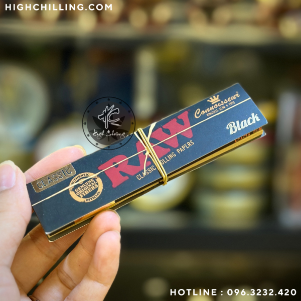 Giấy Auth RAW Black Classic Natural Tip