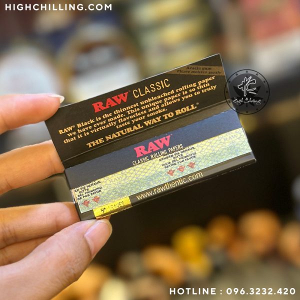 Giấy Auth RAW Black Classic Natural 1/4