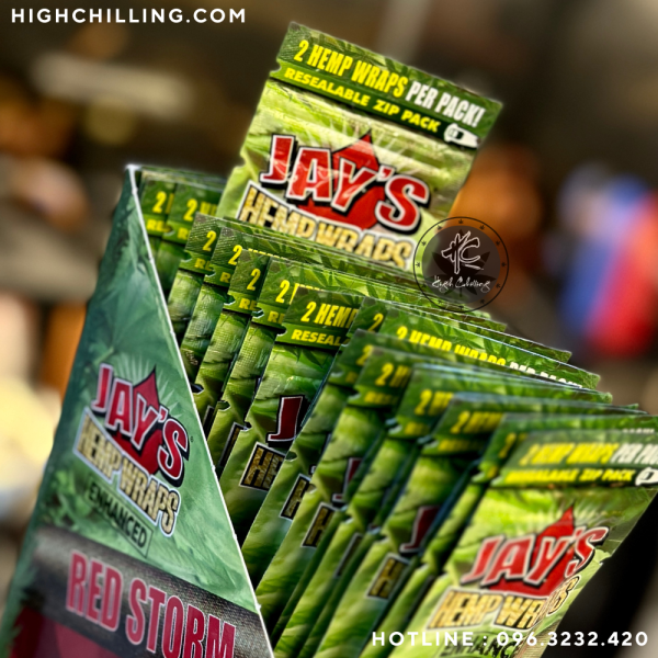 Giấy Blunt Jay's Hemp Wraps Red Storm