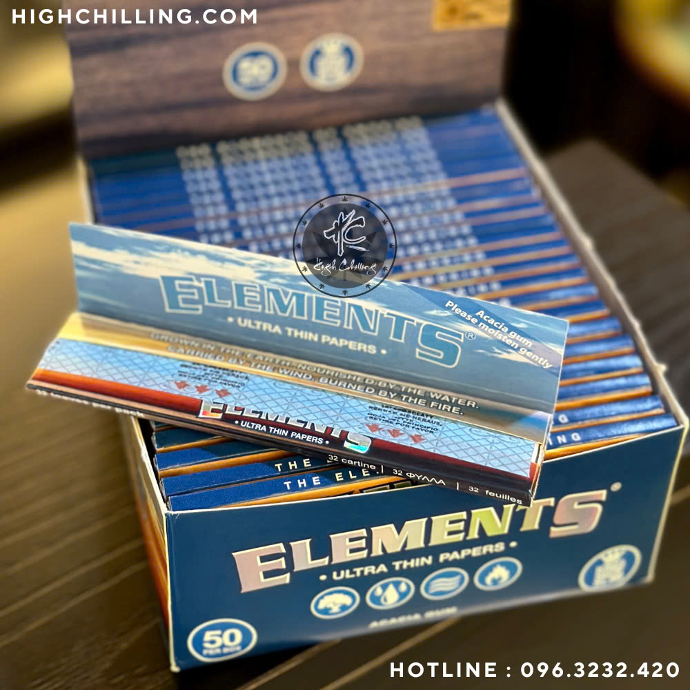 Giấy Auth Elements Blue KingSize 110MM