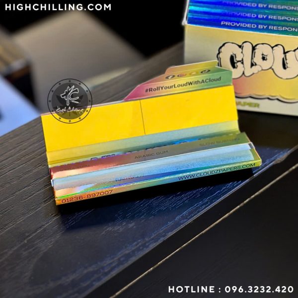 Giấy Auth Cloudz Rainbow Kingsize + Tip