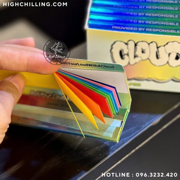 Giấy Auth Cloudz Rainbow Kingsize + Tip