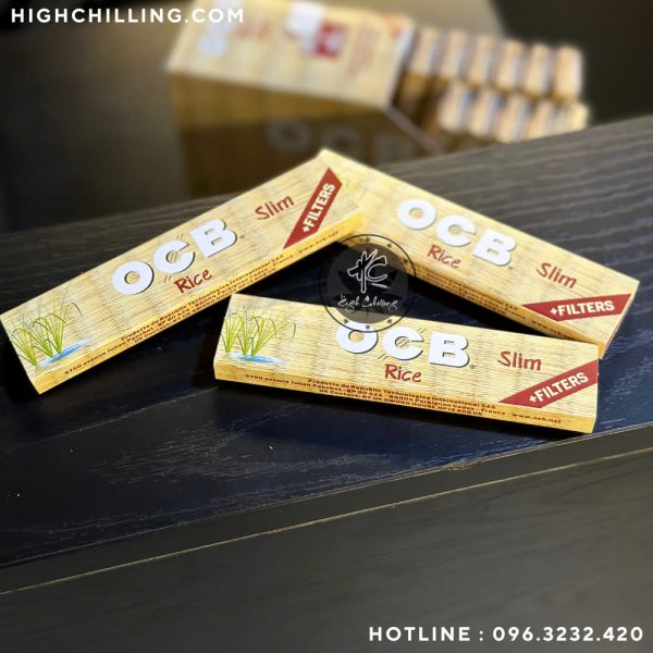 Giấy Auth OCB Rice Slim + Tip
