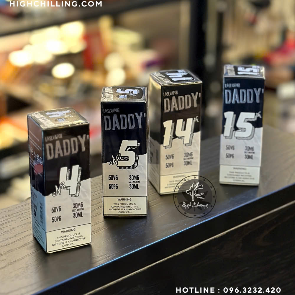 Tinh Dầu Daddy Juice Saltnic 30MG - 50MG 16 Vị