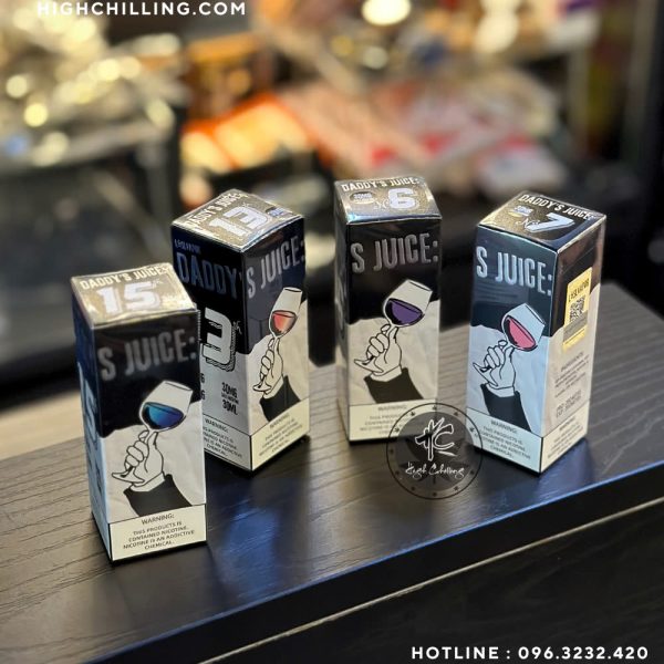 Tinh Dầu Daddy Juice Saltnic 30MG - 50MG 16 Vị