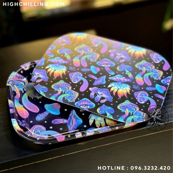 Khay Đựng Mush Room Trippy Kèm Nắp Đậy 18cm