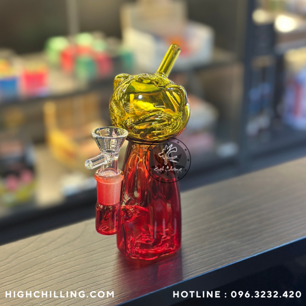 Bongs Thủy Tinh P61 Mèo Con