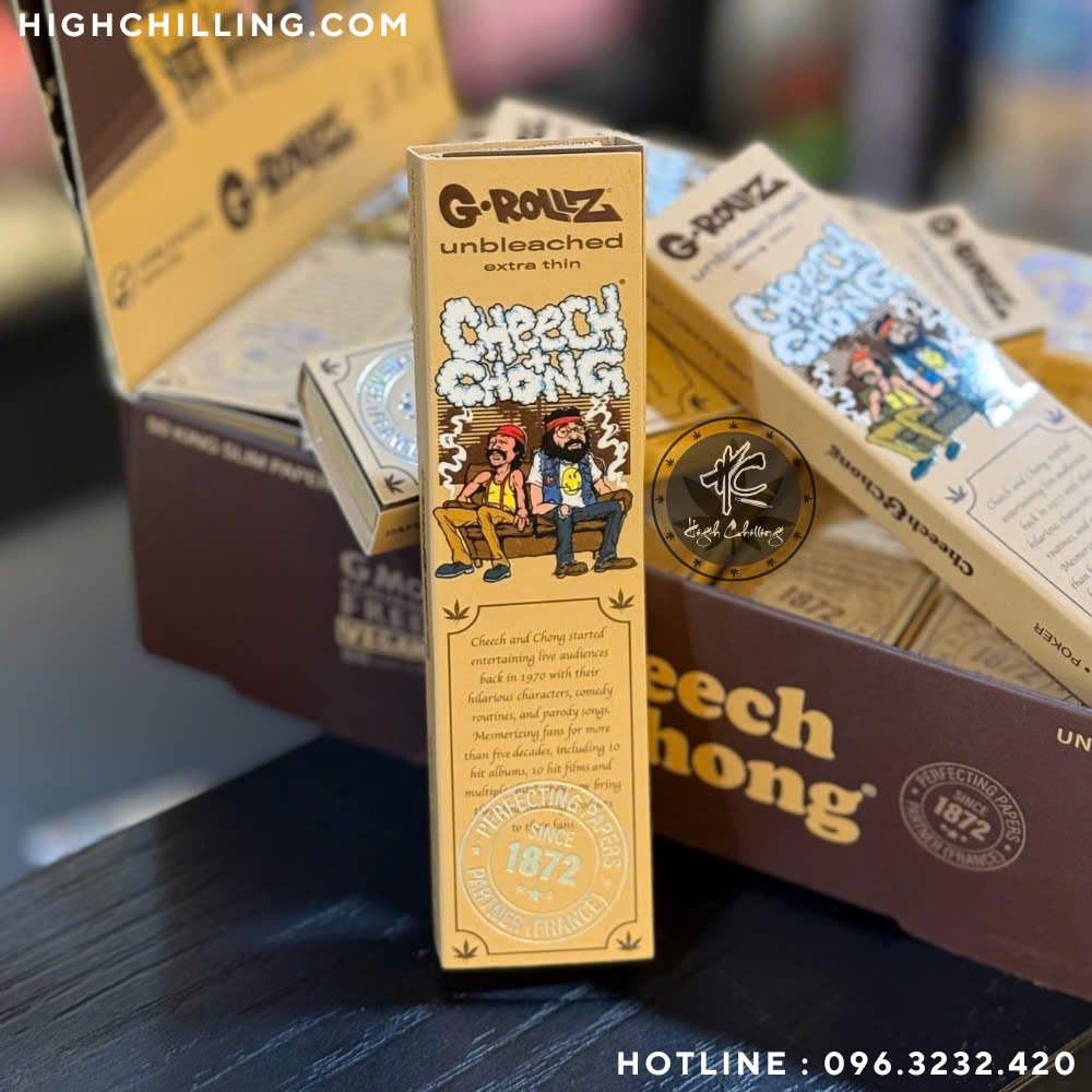 Giấy Auth Cheech & Choong Slim + Tip + Que Nhồi
