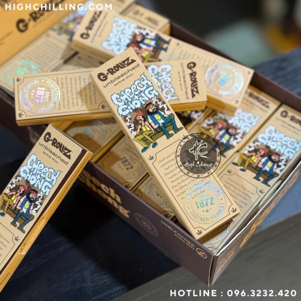 Giấy Auth Cheech & Choong Slim + Tip + Que Nhồi