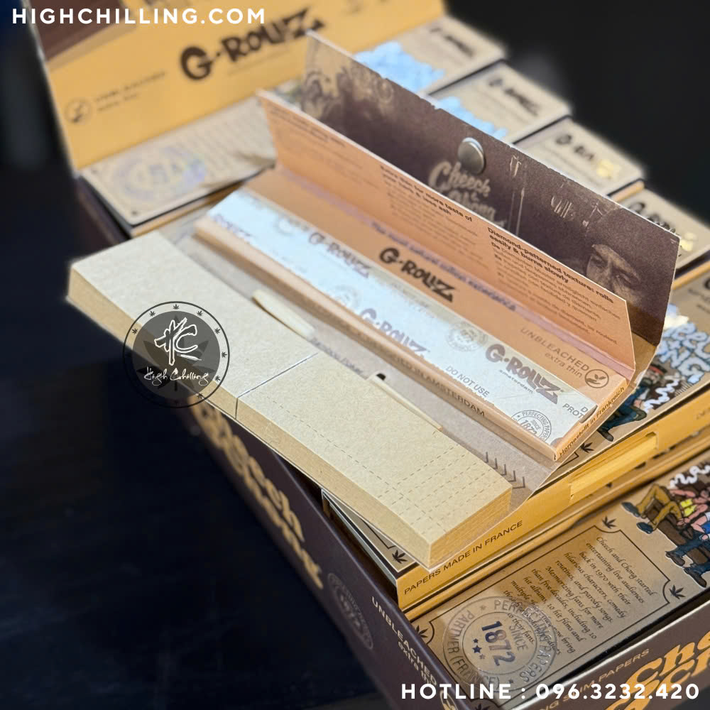 Giấy Auth Cheech & Choong Slim + Tip + Que Nhồi