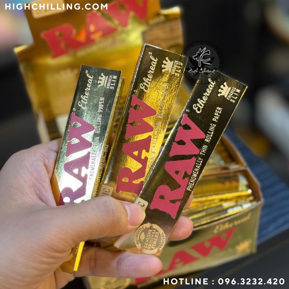 Giấy Auth Raw Gold Ethereal King Size