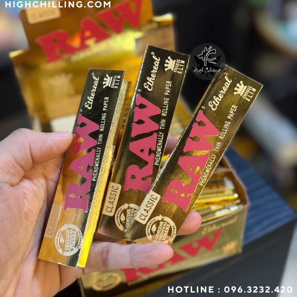 Giấy Auth Raw Gold Ethereal King Size